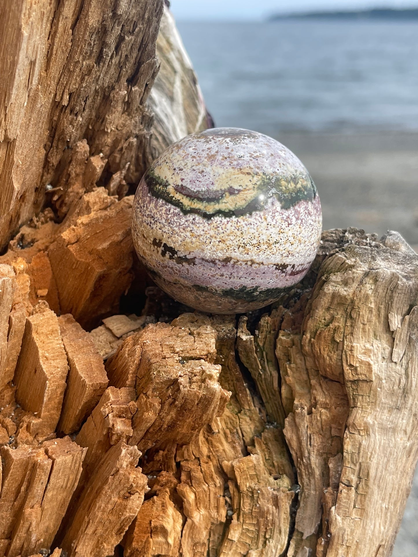 Unicorn Jasper Sphere!