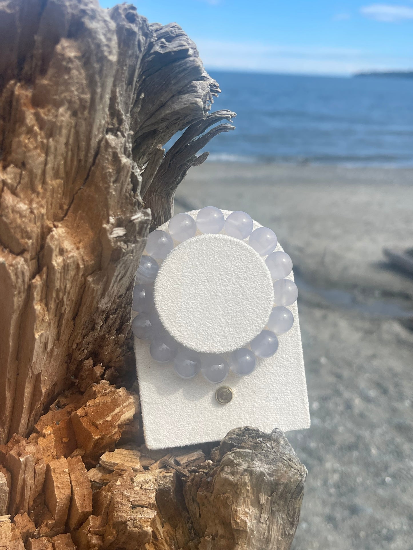 Lavender Chalcedony Bracelets