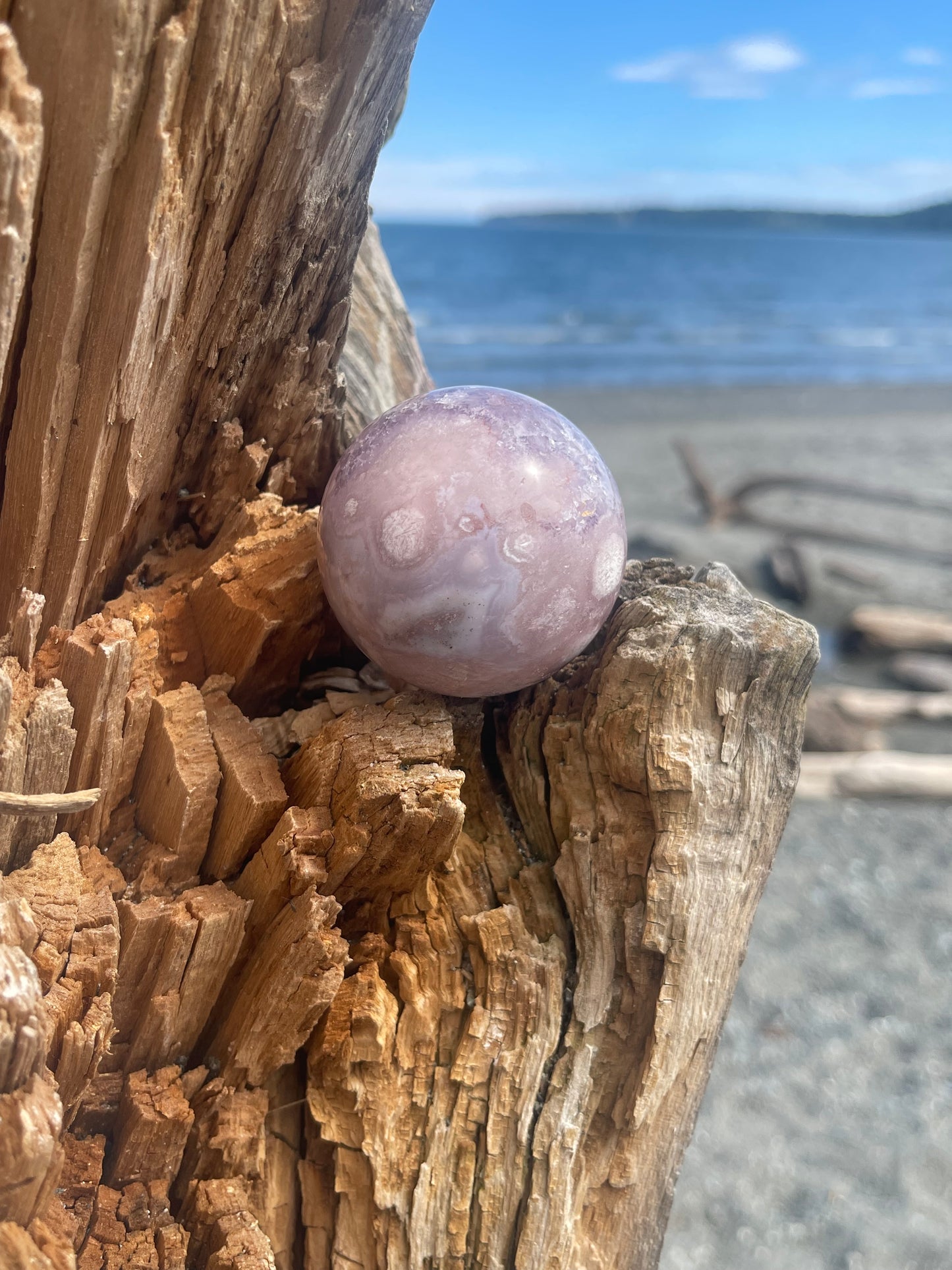 Pink Amethyst Sphere