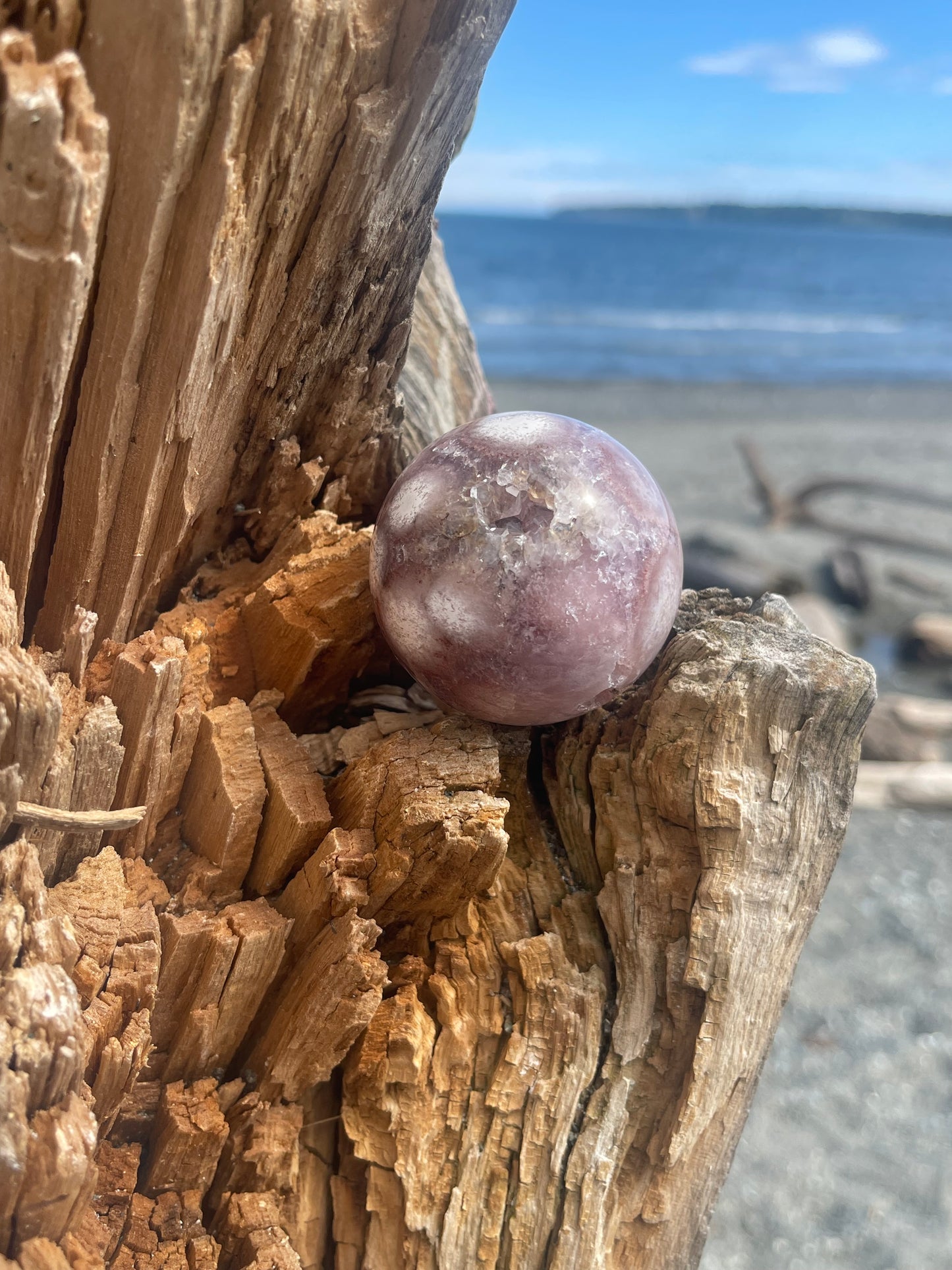 Pink Amethyst Sphere