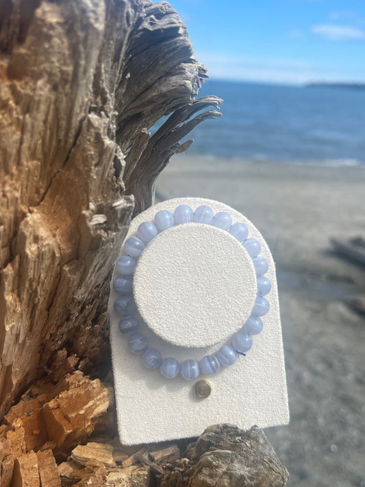 Blue Lace Agate Bracelets