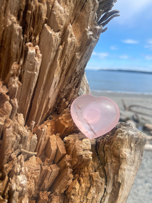 Rose Quartz Heart
