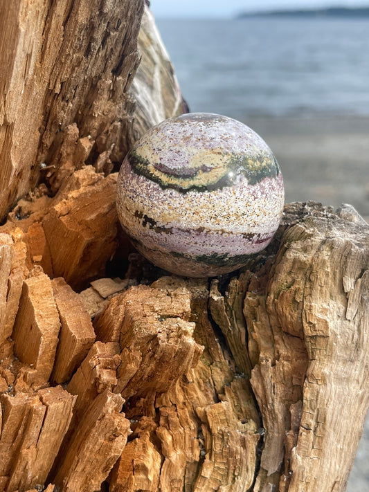 Unicorn Jasper Sphere!