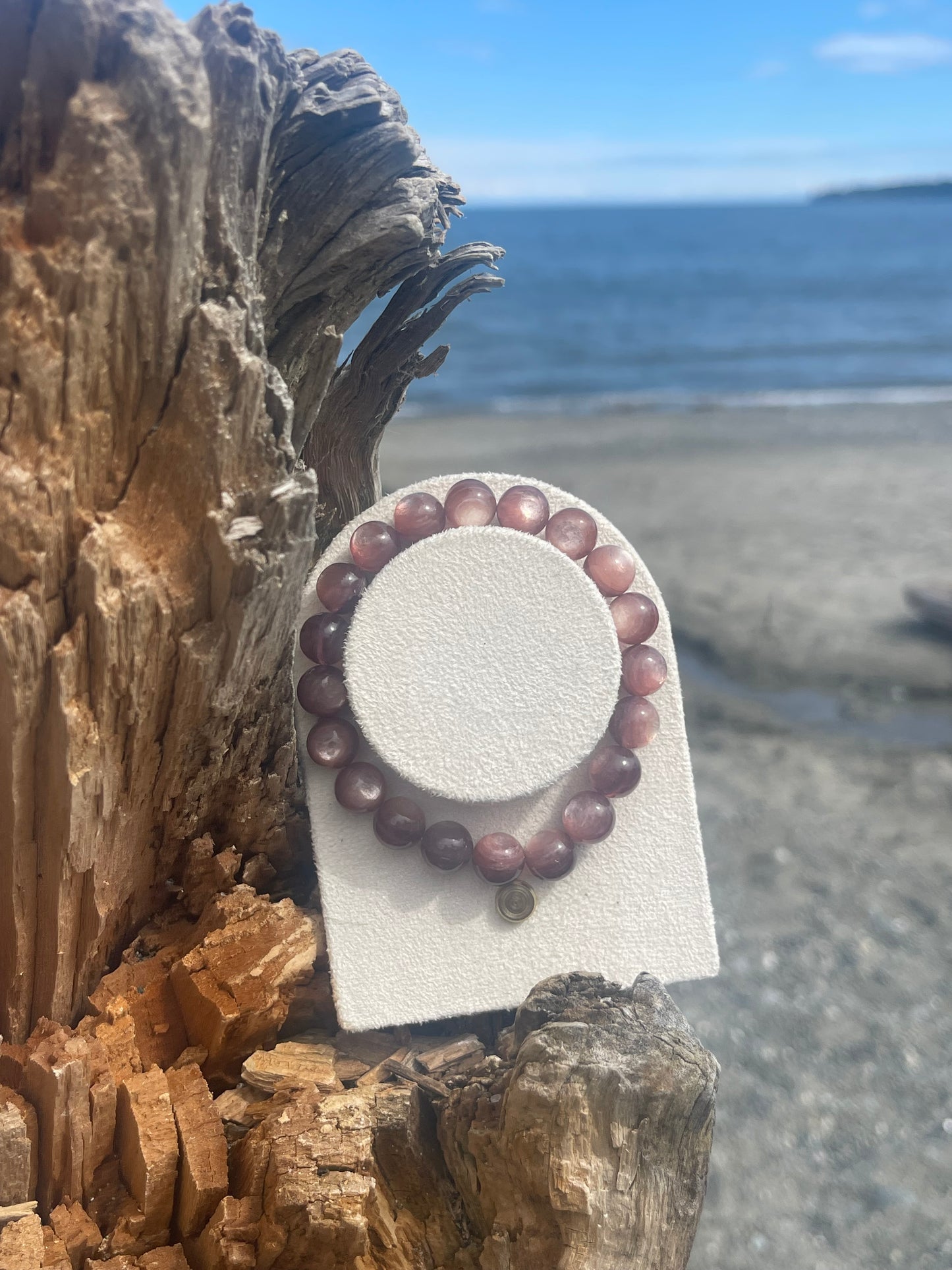 Pink Lepidolite Bracelets