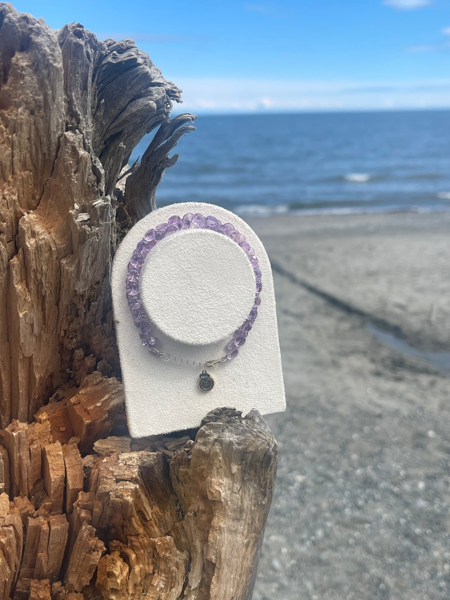 Facetted Amethyst Bracelets