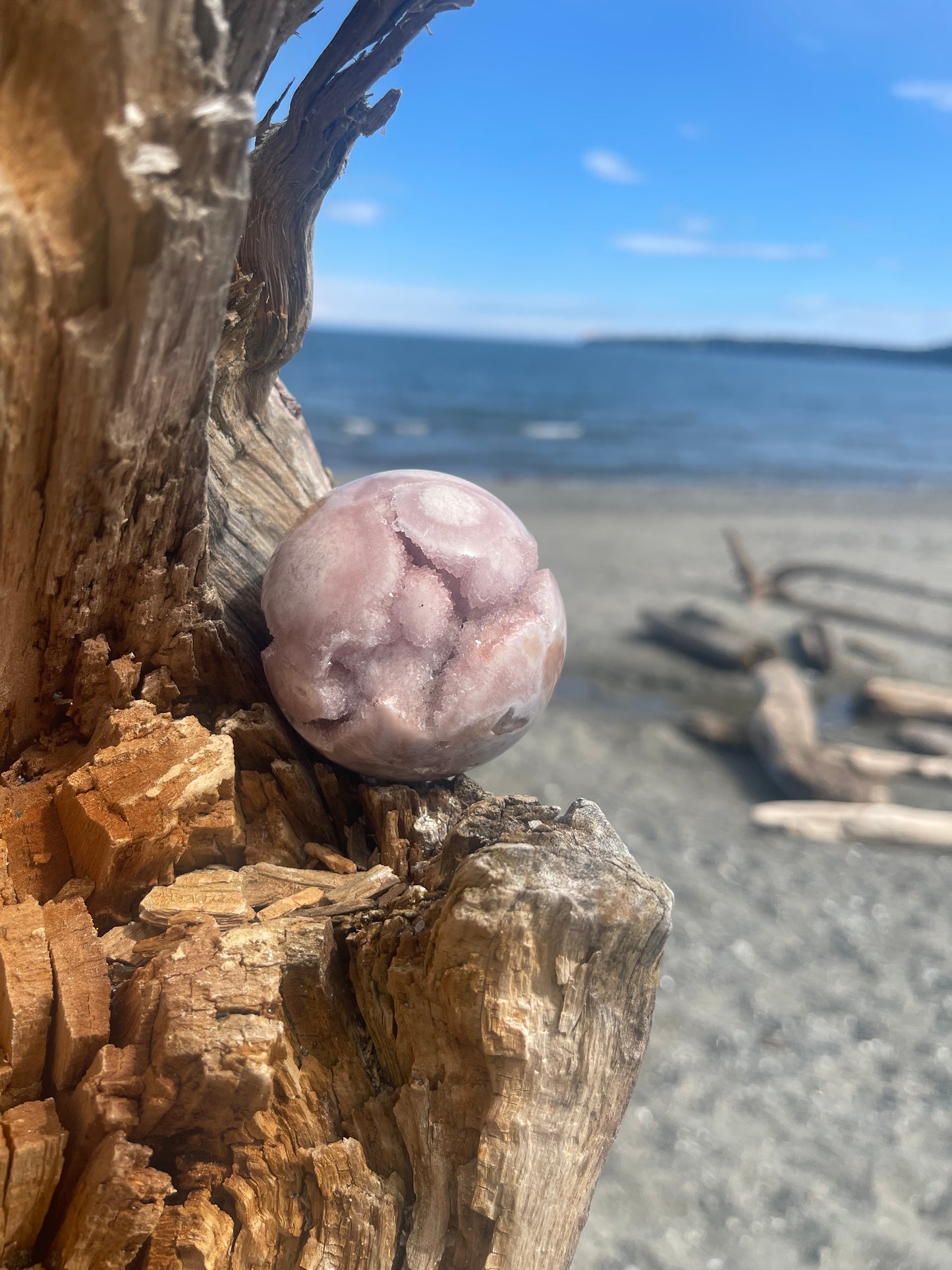 Pink Amethyst Sphere