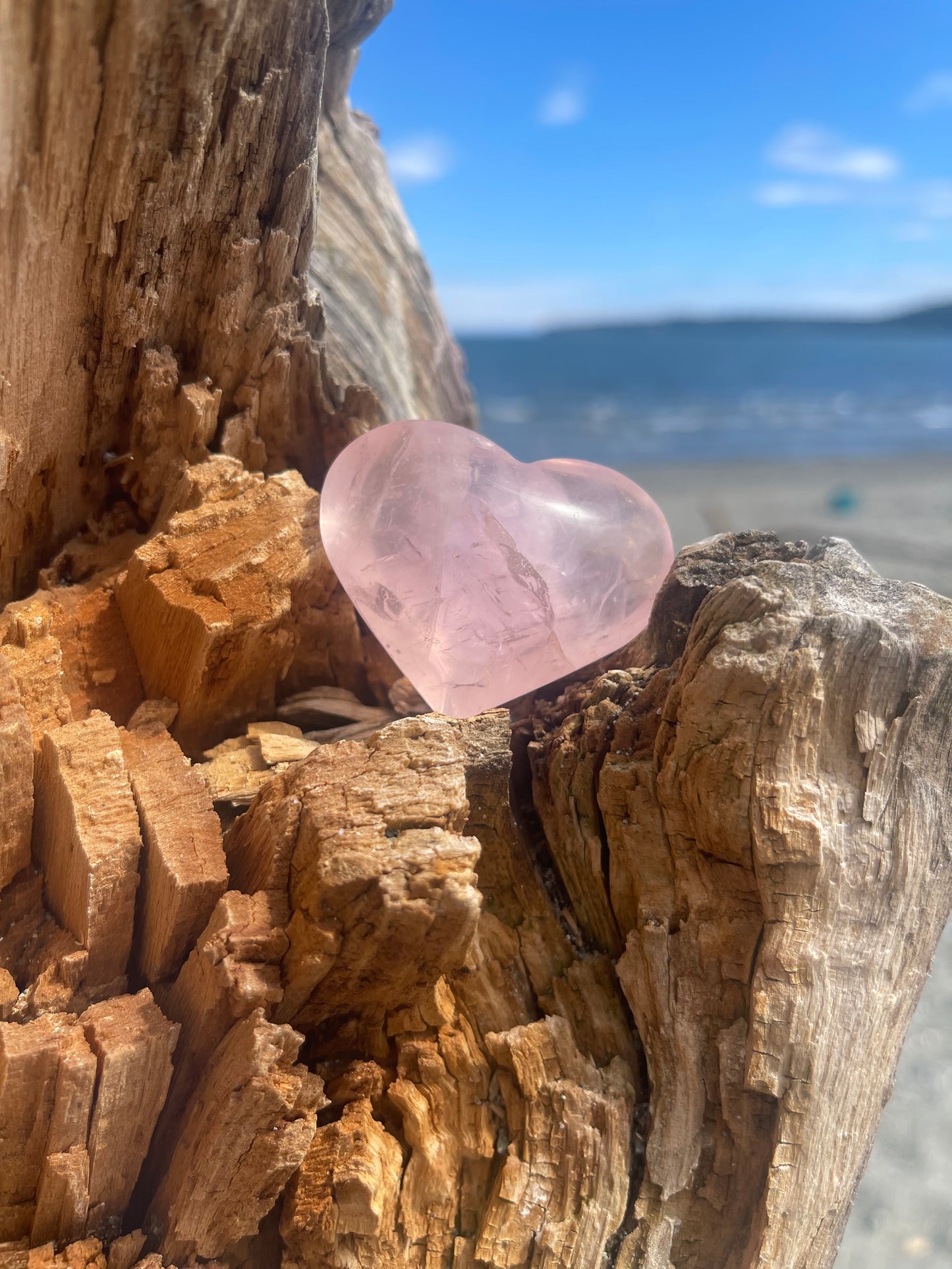 Rose Quartz Heart