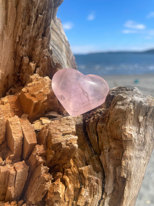 Rose Quartz Heart