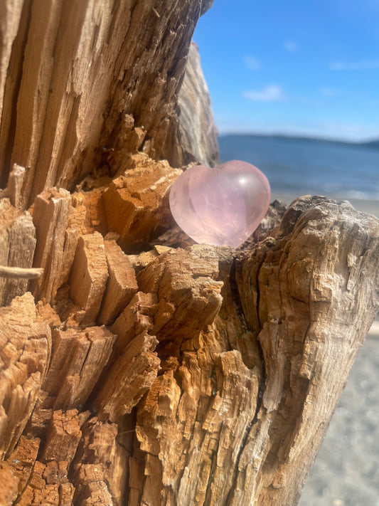 Rose Quartz Heart
