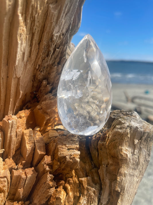 Lemurian Quartz Teardrop