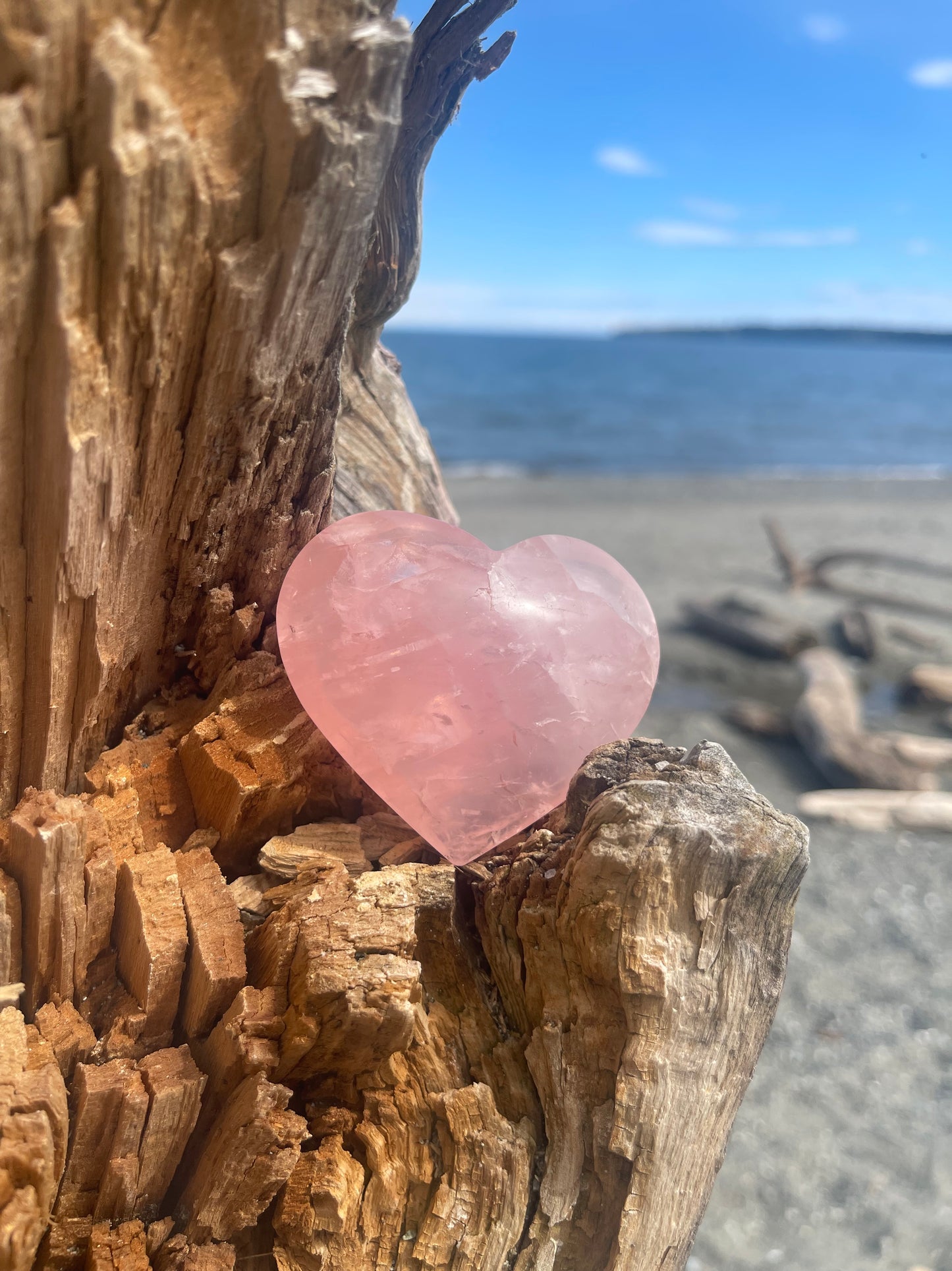 Rose Quartz Heart
