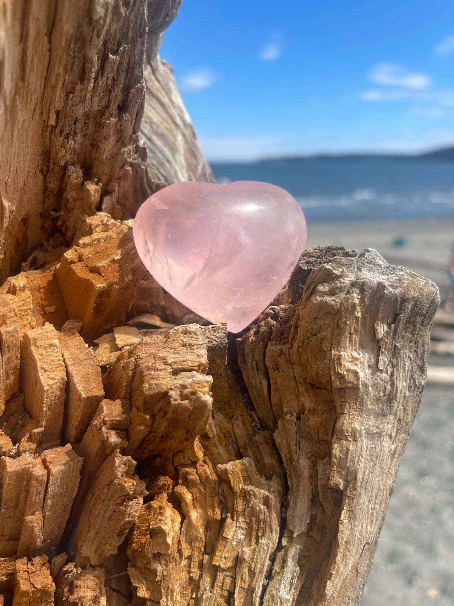 Rose Quartz Heart